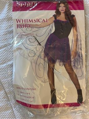 Spirit Whimsical Fairy Costume - Purple and Black